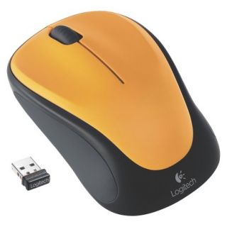 Logitech M317 Wireless Mouse   Orange/Black (910 003905)