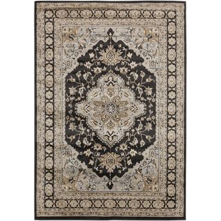 Handcrafted White Classic Winter White Rug (79 X 112)