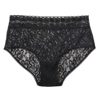 Gilligan & OMalley Womens All Over Lace Brief   Black S
