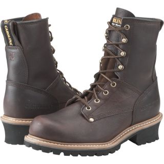 Carolina Logger Boot   8 Inch, Size 9 1/2 Wide, Brown, Model 821