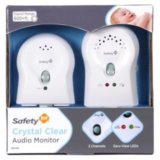 Safety 1st Crystal Clear Audio Baby Monitor   White