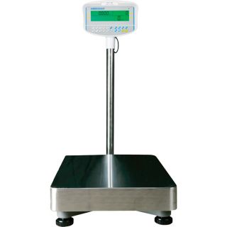 Adam Equipment Floor Scale with Stainless Steel Platform and Large LCD Backlit