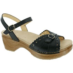 Sanita Clogs Womens Dawn Black Sandals, Size 40 M   467583 02