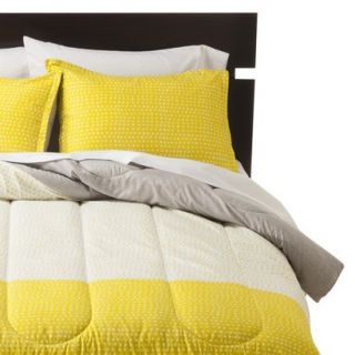 Room Essentials Comforter   Citron Dot (Full/Queen)