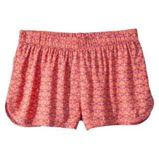 Mossimo Supply Co. Juniors Soft Printed Short   Coral Print XS(1)