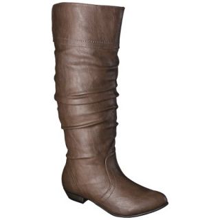 Womens Mossimo Supply Co. Kaylor Slouchy Tall Boot   Brown 5.5
