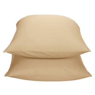 Room Essentials Easy Care Pillowcase Set   Chatham Tan (Standard)