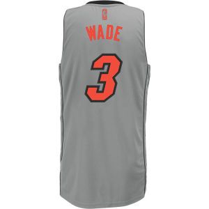 Miami Heat Dwyane Wade adidas NBA On Court Neon Swingman Jersey
