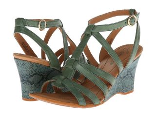 Born Yulia   Crown Collection Womens Wedge Shoes (Green)