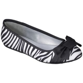 Girls Cherokee Kendrix Ballet Flat   Zebra 2