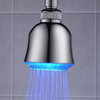 3 inch ABS Shower Head with Color Changing LED Light