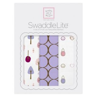 Swaddle Designs Cute & Calm SwaddleLite 3pk   Lavender