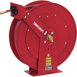 Reelcraft Air/Water Hose Reel   24In.L x 10 1/2In.W x 25 3/8In.H, 1/2In. x 75Ft.