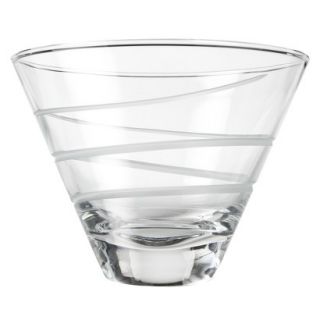 Rolf Glass Spiral Martini Glass Set of 4   10 oz