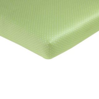 Olivia Fitted Crib Sheet   Dot