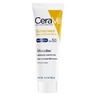 CeraVe Sunscreen Body Lotion with SPF 50   3 oz