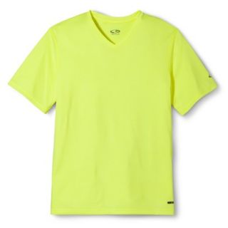 C9 By Champion Mens Advanced Duo Dry Endurance V  Neck Tee   Solar Flare S