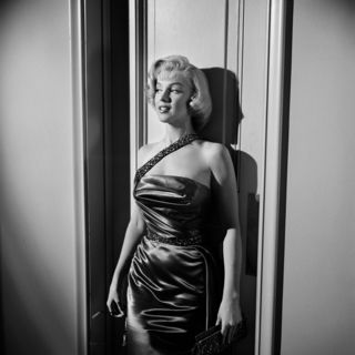 Marilyn Monroe Against The Wall On Set Of How To Marry A Millionaire 1953 Frank Worth Lithograph