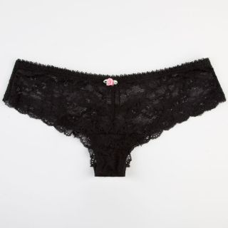 Floral Lace Boyshorts Black In Sizes Medium, Large, Small For Women 242487100