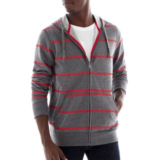 Chalc Fleece Long Sleeve Hoodie, Red, Mens