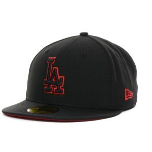 Los Angeles Dodgers New Era MLB Black on Color 59FIFTY Cap