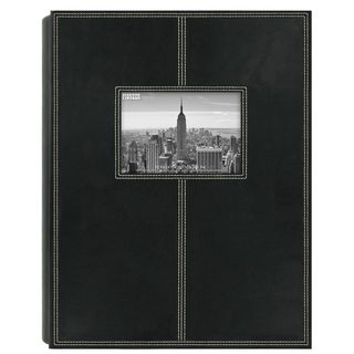 Pioneer Photo Albums 300 pocket Black Sewn Leatherette Frame Cover Album (set Of 2)