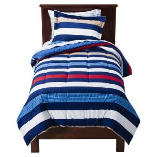 Circo Rugby Stripe Bed Set   Twin