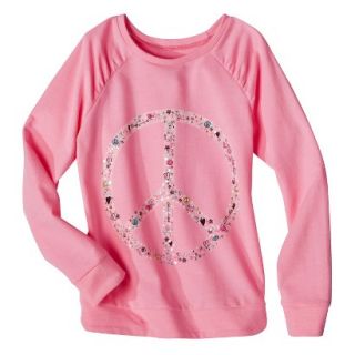 Girls Graphic Sweatshirt   Daring Pink L