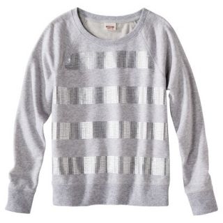 Mossimo Supply Co. Juniors Crewneck Sweatshirt   Gray XL(15 17)