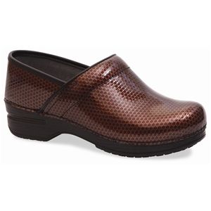 Dansko Womens Pro XP Patent Brown Honeycomb Patent Shoes, Size 39 M   3906 060202
