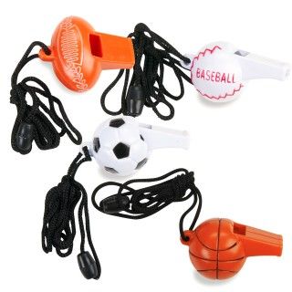 Sport Whistles Assorted