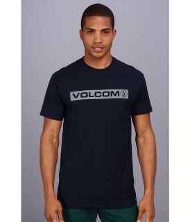 Volcom Wordmark S/S Tee Mens Short Sleeve Pullover (Navy)