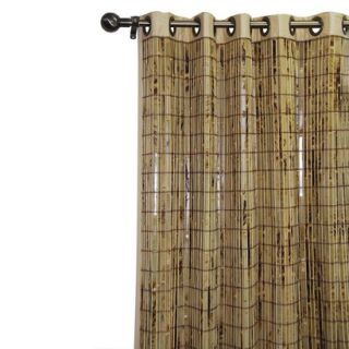 Bamboo Grommet Window Panel   Tan (42x63)