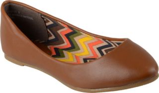 Womens Journee Collection Jump 69   Chestnut Slip on Shoes