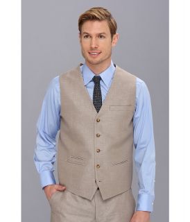 Perry Ellis Broken Twill Suit Vest Mens Vest (Brown)