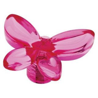 Threshold 4 Pack Acrylic Butterfly Knob   Hot Pink