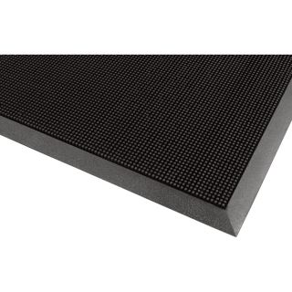 NoTrax Rubber Brush Floor Matting   36 Inch x 72 Inch, Black, Model 345S3672BL