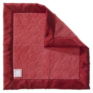 Swaddle Designs Fuzzy Baby Lovie   Red Puff Circles