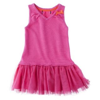 Infant Toddler Girls Sleeveless Knit Tutu Dress   Pink 5T