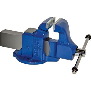 Yost Heavy Duty Industrial Machinist Bench Vise   Stationary Base, 4 Inch Jaw