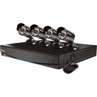 Swann Communications 8 Channel DVR Security System with 4 Cameras   Model SWDVK 