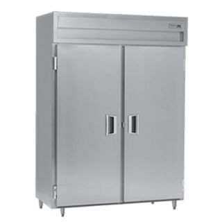 Delfield 56 Pass Thru Refrigerator   2 Section, 2 Solid Full Doors, 55.42 cu ft 230v