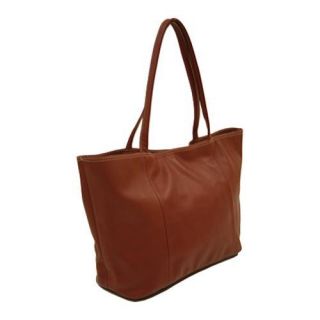 Womens Piel Leather Tote 2807 Red Leather