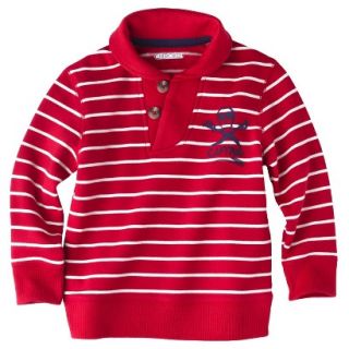 Cherokee Infant Toddler Boys Nautical Sweatshirt   Red Explosion 5T