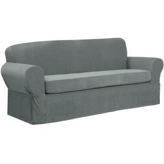 Mitchell 2 pc. Stretch Sofa Slipcover Set, Slate