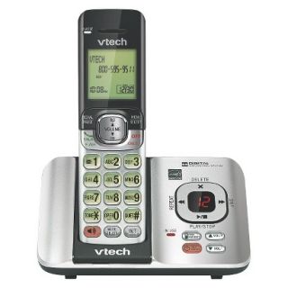 VTech DECT 6.0 Cordless Phone System (CS6529) with Answering Machine, 1 Handset