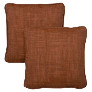 Madaga 2 Piece Outdoor Replacement Pillow Set   Red 16