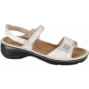 Naot Womens Papaya Dusty Silver Sandals, Size 38 M   74256 B23