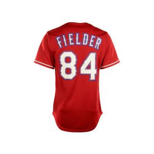 Texas Rangers Prince Fielder Majestic MLB Player Replica Jersey