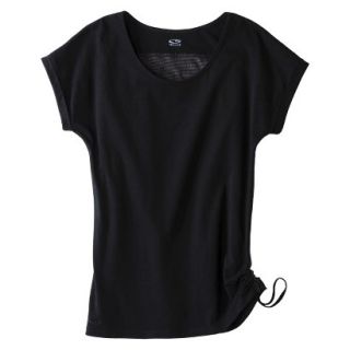C9 by Champion Womens Yoga Layering Top With Side Tie   Black XXL